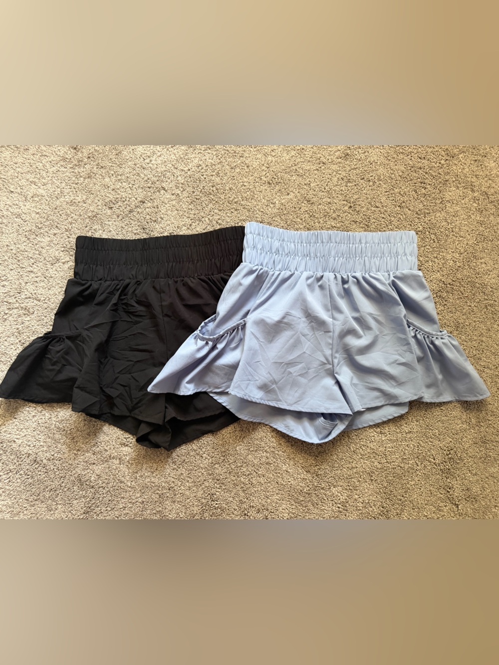 Ruffle Running Shorts